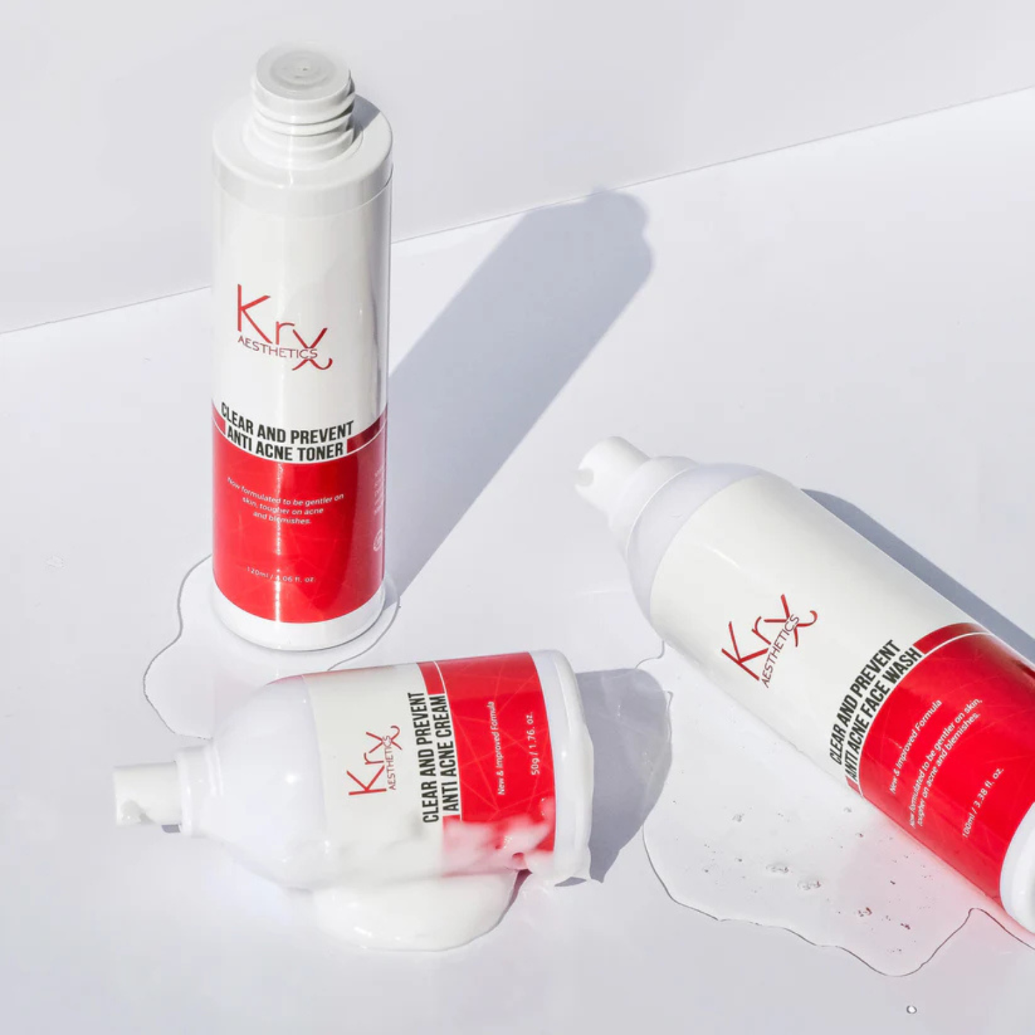 KrX Clear + Prevent Anti Acne Face Wash - Image 2